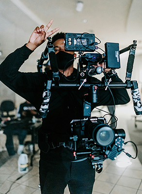 photo of cameraman